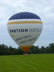 Bedrijfsballon met reclame